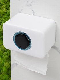 Тримач для туалетного паперу з отвором для аромасаше MBM HOME модель BP-41 WHITE/GRAY Фото