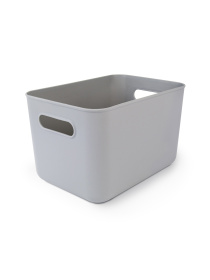 Ящик для хранения без крышки пластиковый серый MBM HOME модель FH-11 S GRAY Фото