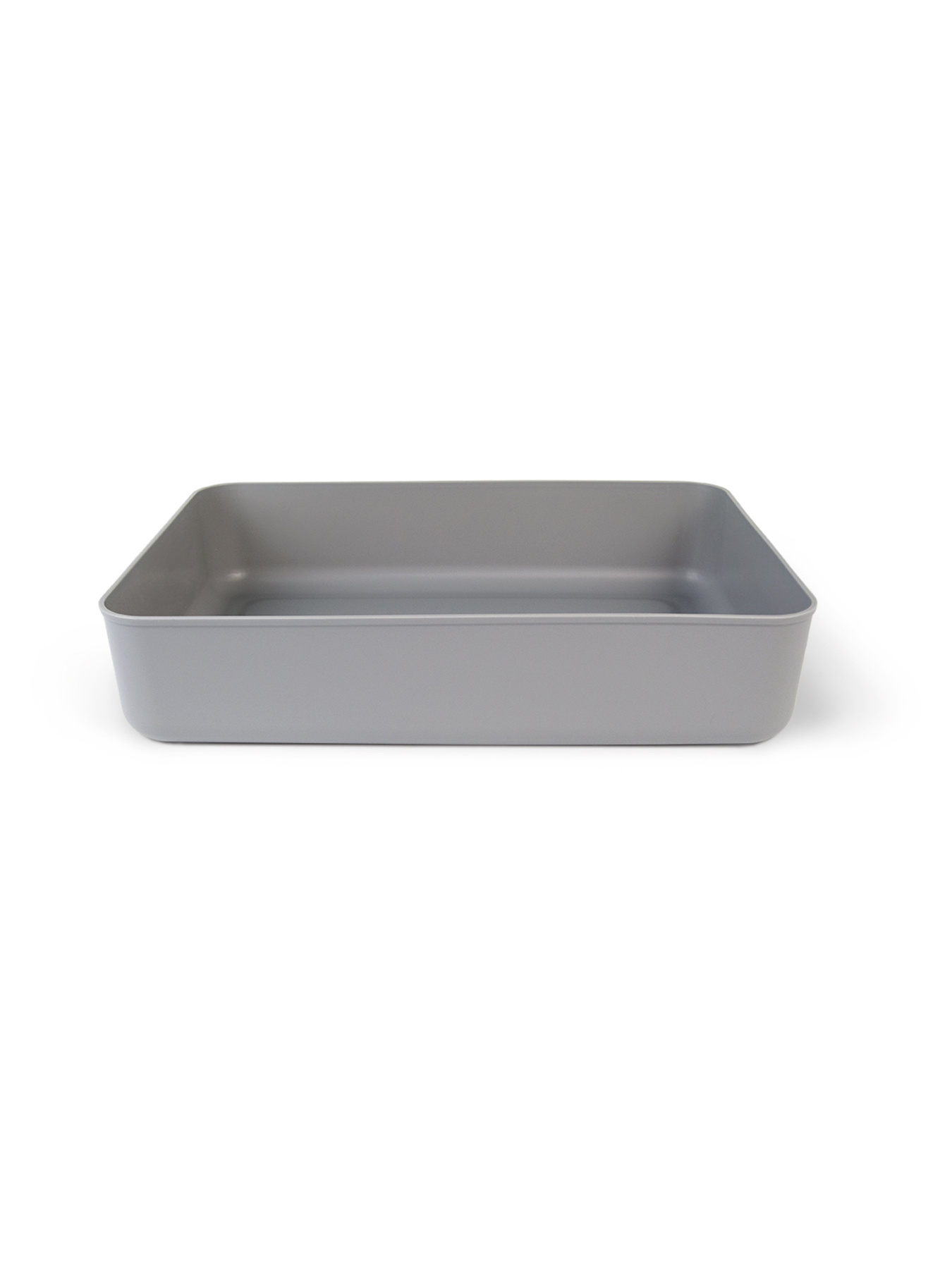 Ящик для зберігання без кришки пластиковий сірий MBM HOME модель FH-12 L GRAY Фото