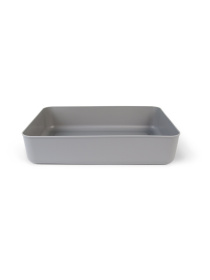 Ящик для зберігання без кришки пластиковий сірий MBM HOME модель FH-12 L GRAY Фото