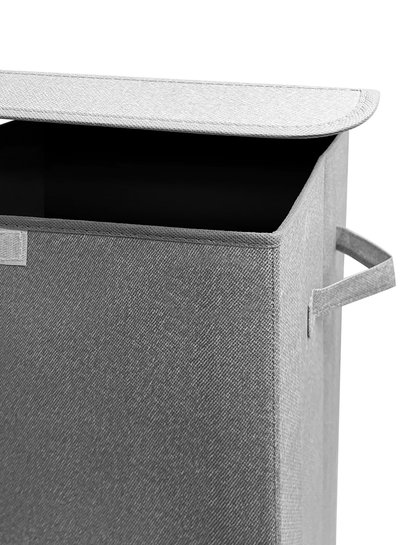 Ящик для хранения текстильный серый MBM HOME модель TH-02 GRAY Фото