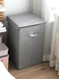 Ящик для хранения текстильный серый MBM HOME модель TH-02 GRAY Фото