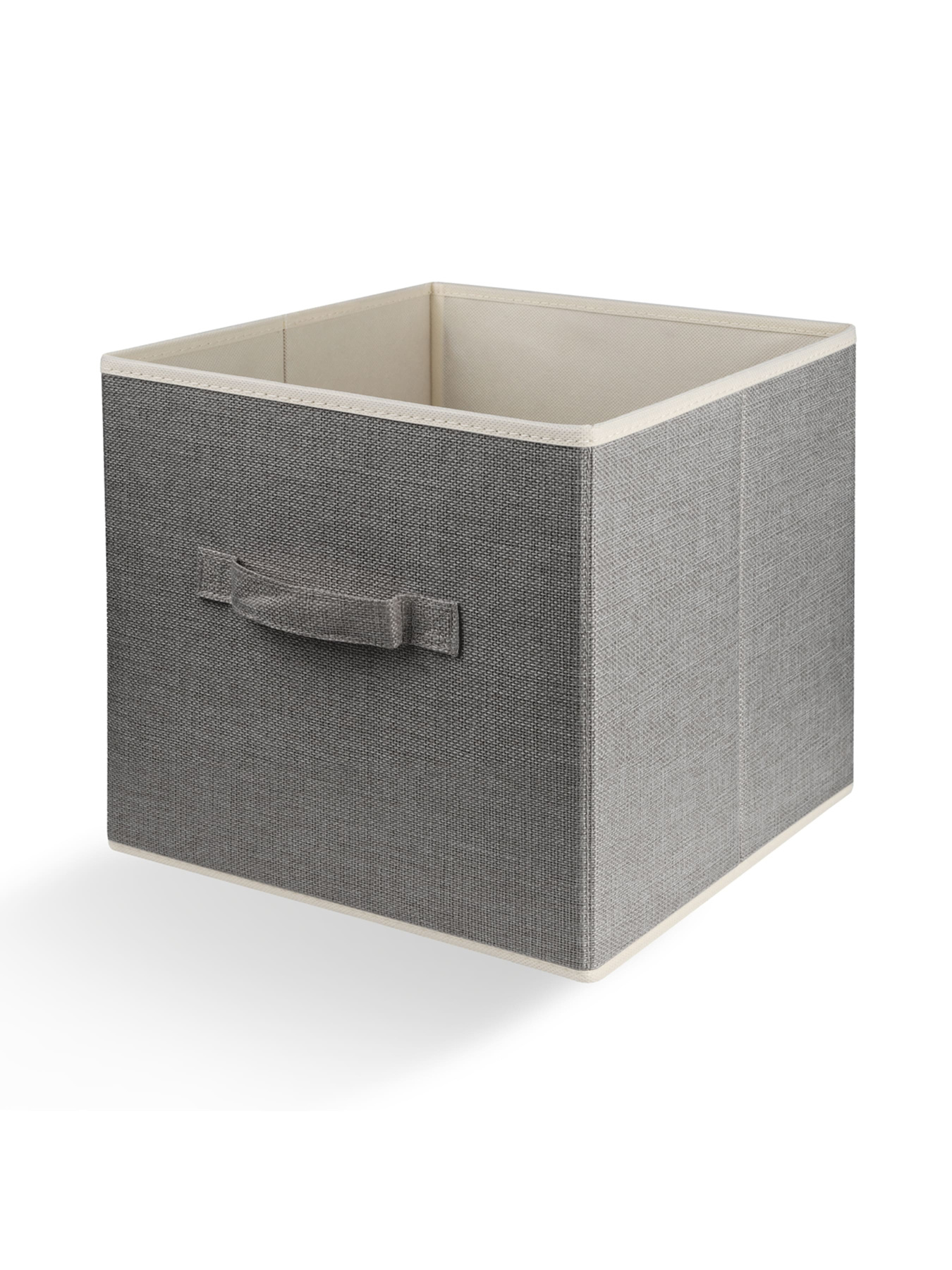 Ящик для зберігання квадратний сірий MBM HOME модель TH-08 LIGHT GRAY Фото
