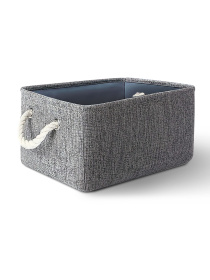 Ящик для хранения с ручками серый MBM HOME модель TH-12 GRAY Фото