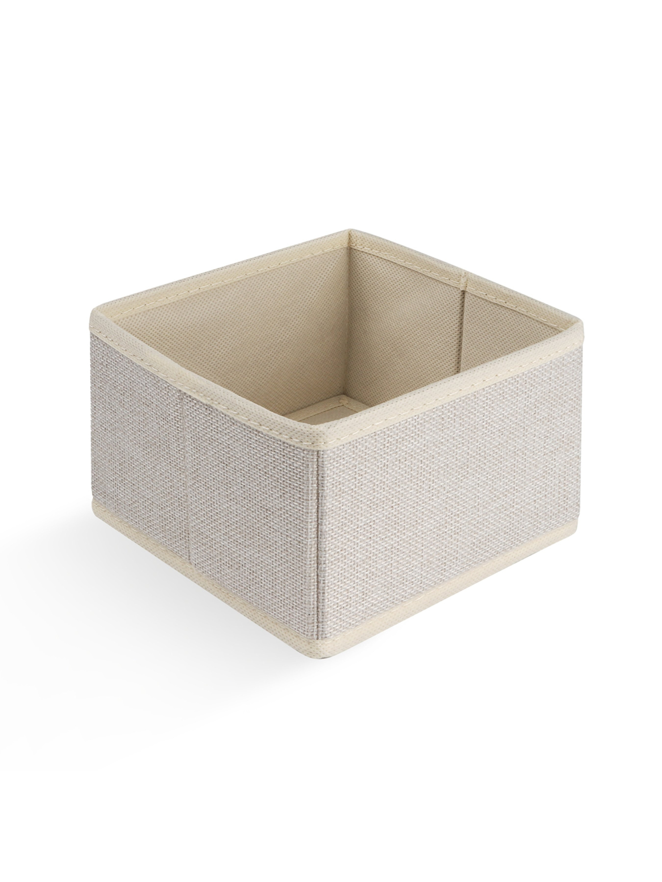 Ящик для хранения квадратный кремовый MBM HOME модель TH-29 CREAM Фото