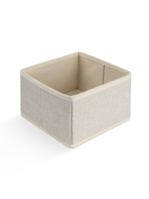 Ящик для хранения квадратный кремовый MBM HOME модель TH-29 CREAM Фото
