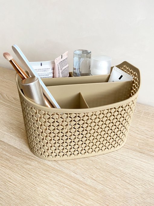 Органайзер настільний світло-коричневий MBM HOME модель FH-09 LIGHT BROWN Фото