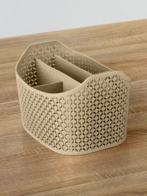 Органайзер настольный светло-коричневый MBM HOME модель FH-09 LIGHT BROWN Фото