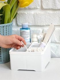 Органайзер настольный белый MBM HOME модель FH-18 WHITE Фото