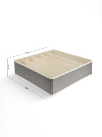 Органайзер для хранения на 5 секций светло-серый MBM HOME модель TH-09-05 LIGHT GRAY Фото