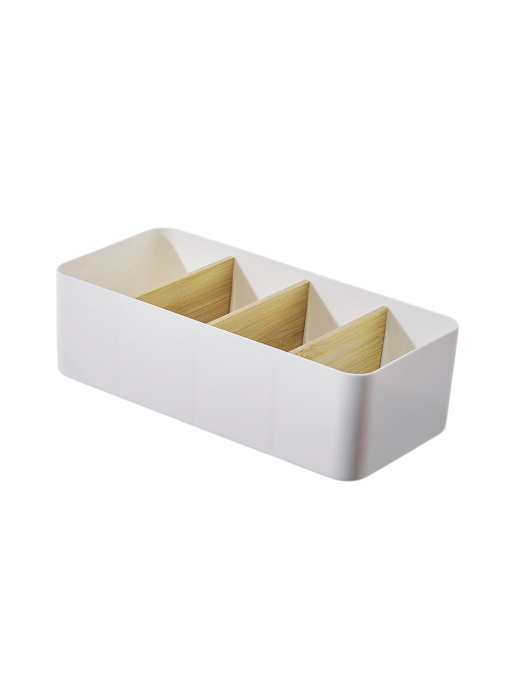 Органайзер для мелочей белый/дерево Scandinavia MBM HOME модель FH-41 WHITE/WOOD Фото
