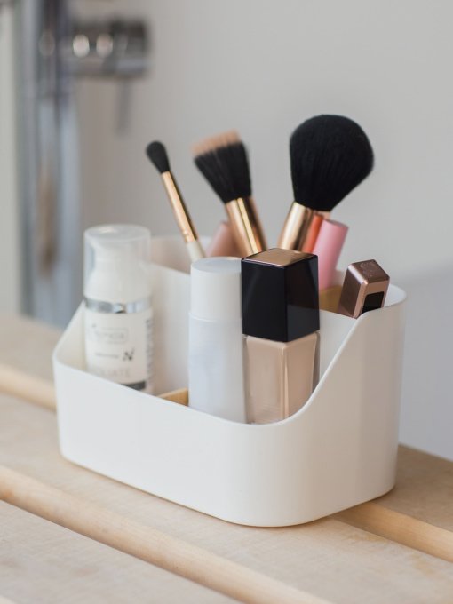 Органайзер для дрібниць білий/дерево Scandinavia MBM HOME модель FH-43 WHITE/WOOD Фото
