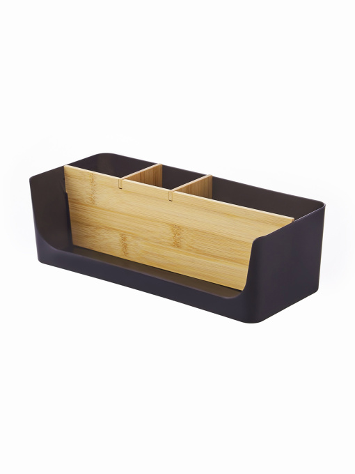 Органайзер для дрібниць чорний/дерево Scandinavia MBM HOME модель FH-45 BLACK/WOOD Фото