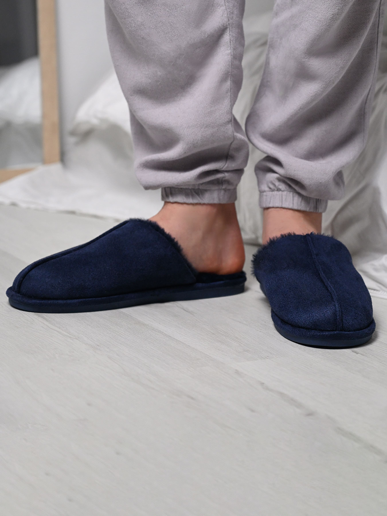 Тапки MBM HOME Orest модель SL-05 DARK BLUE Фото