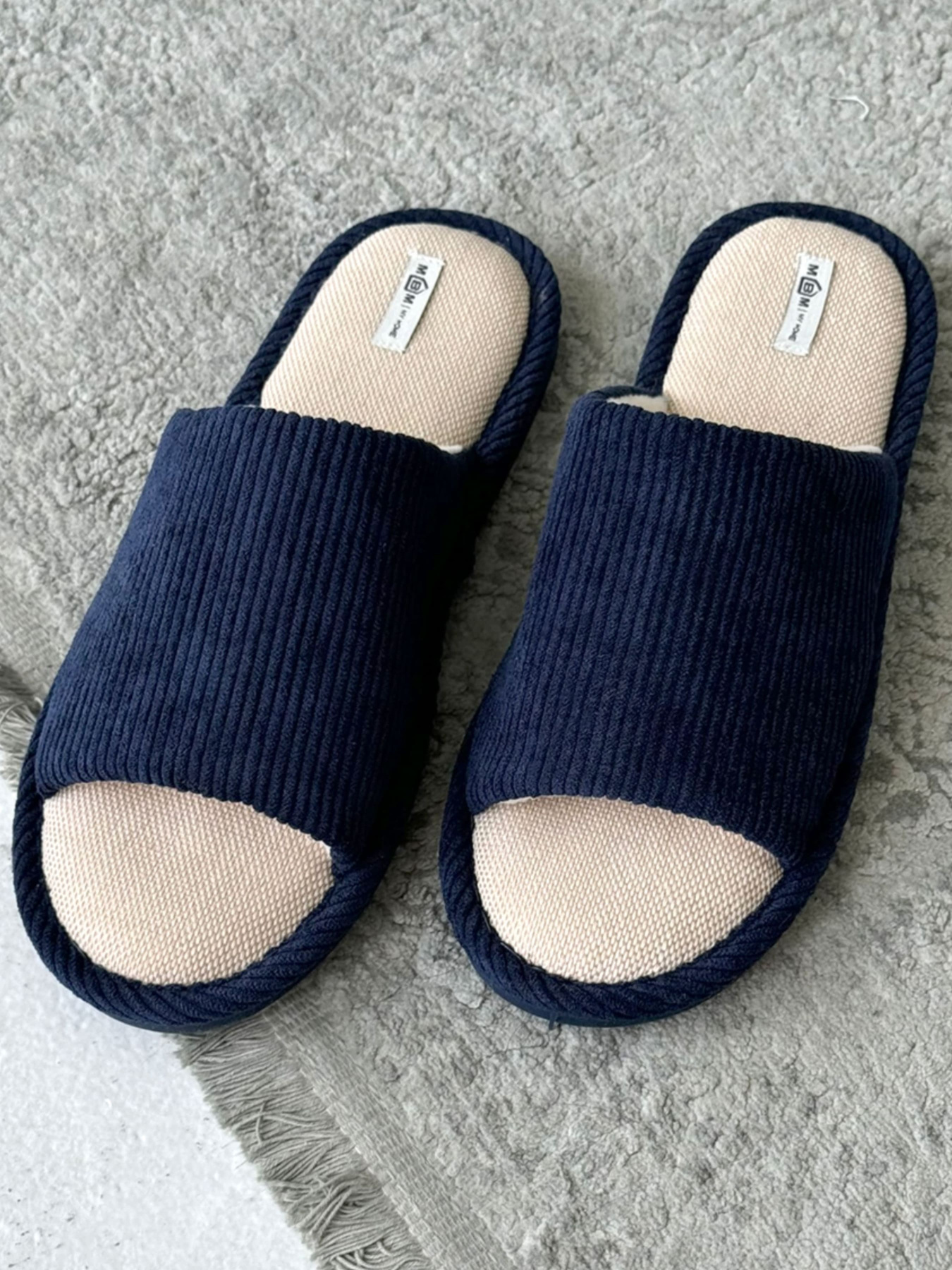 Тапки MBM HOME Semen модель SL-15 DARK BLUE Фото