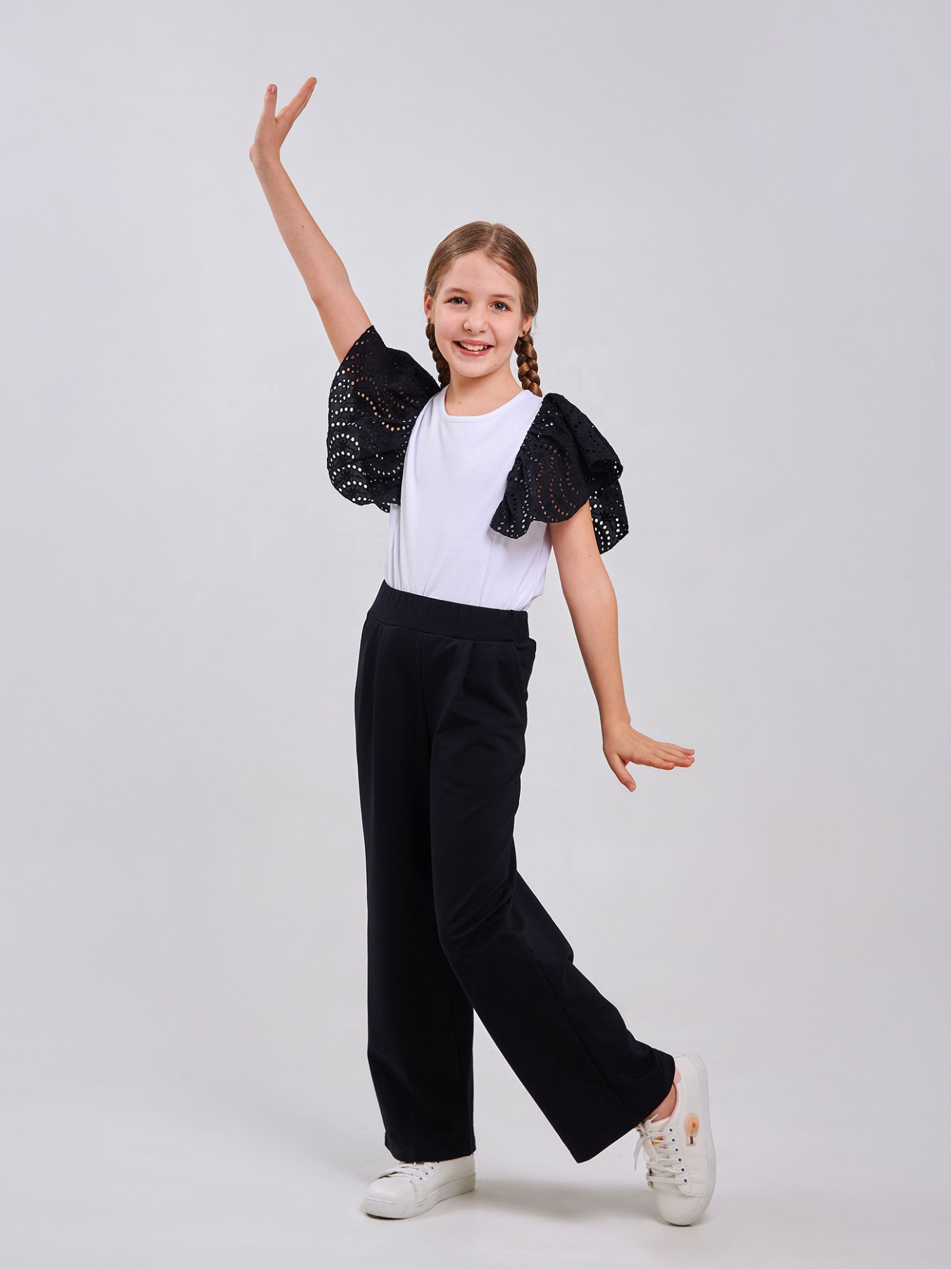 Сорочки SMIL модель smil_114974-belyj-s-cernym Фото