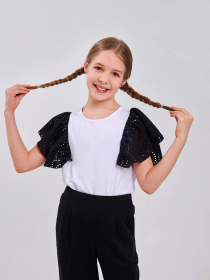 Сорочки SMIL модель smil_114974-belyj-s-cernym Фото