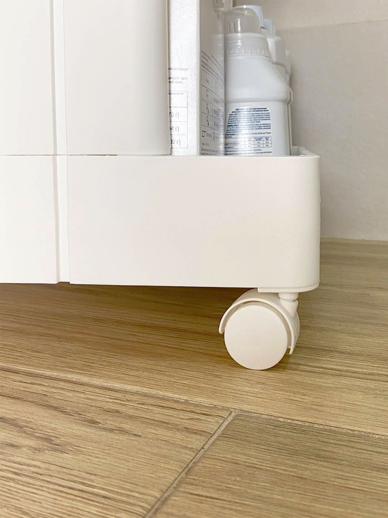 Етажерка 4-рівнева на колесах біла MBM HOME модель FH-04 WHITE Фото