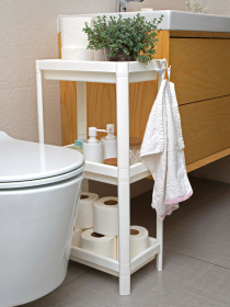 Етажерка 3-рівнева біла MBM HOME модель FH-22/3 WHITE Фото