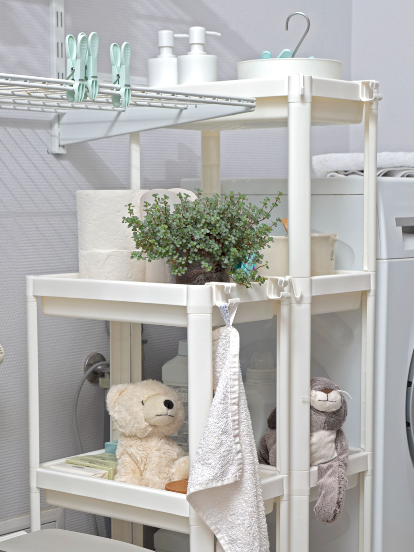 Етажерка 4-рівнева біла MBM HOME модель FH-22/4 WHITE Фото
