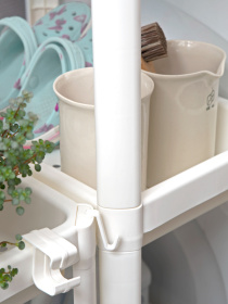 Етажерка 4-рівнева біла MBM HOME модель FH-22/4 WHITE Фото