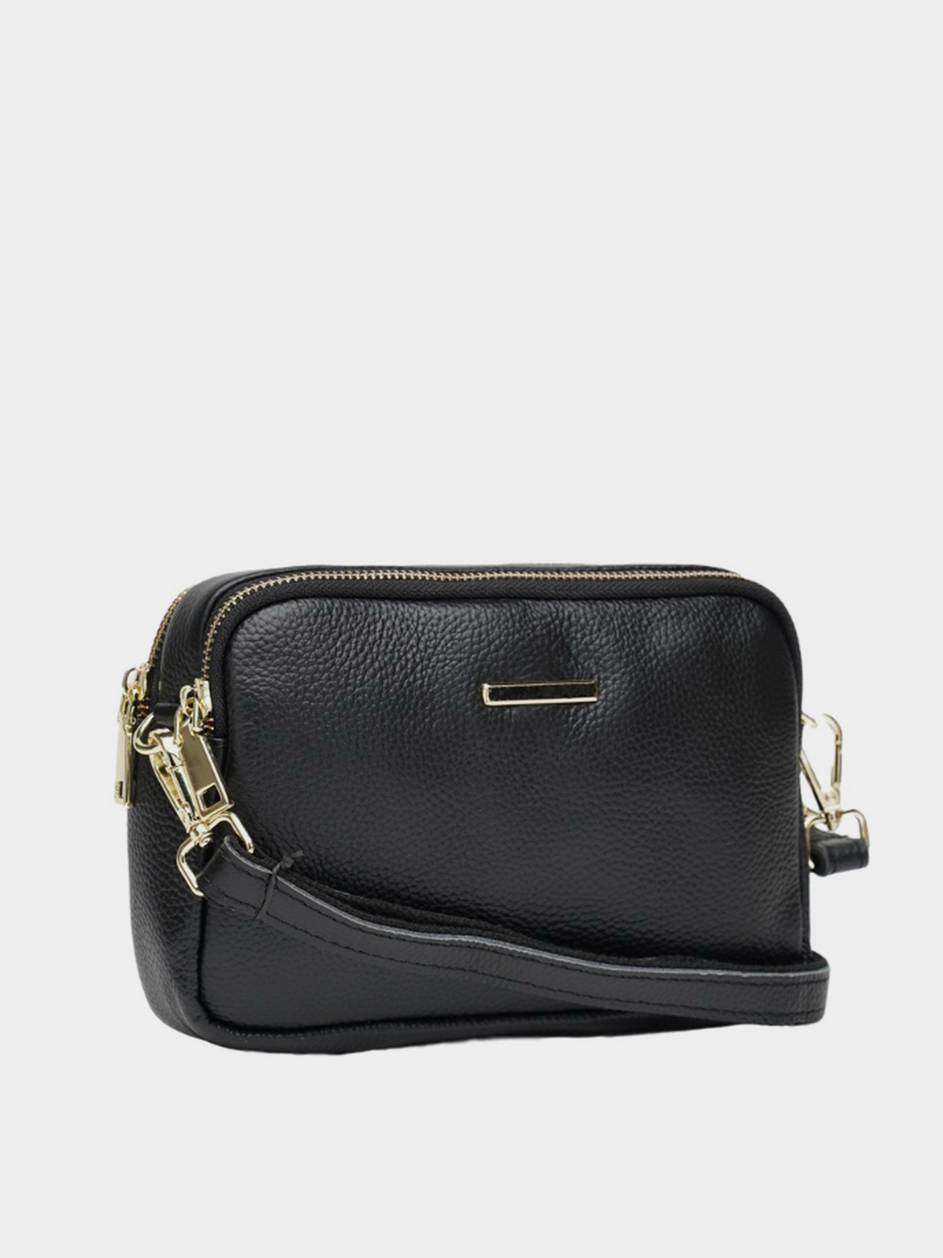 Сумки Borsa Leather модель K11906-black Фото