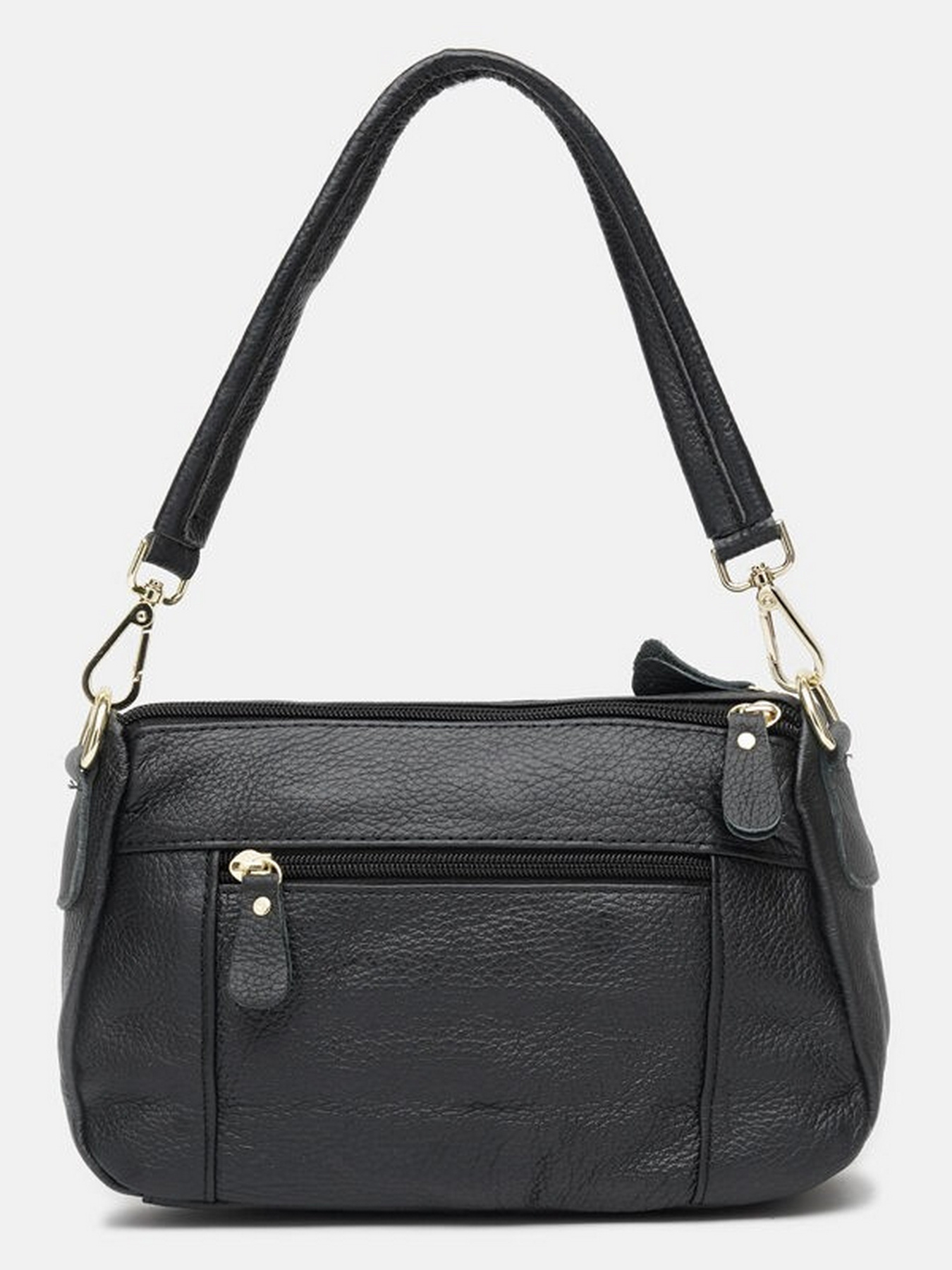 Сумки Borsa Leather модель K1211-black Фото
