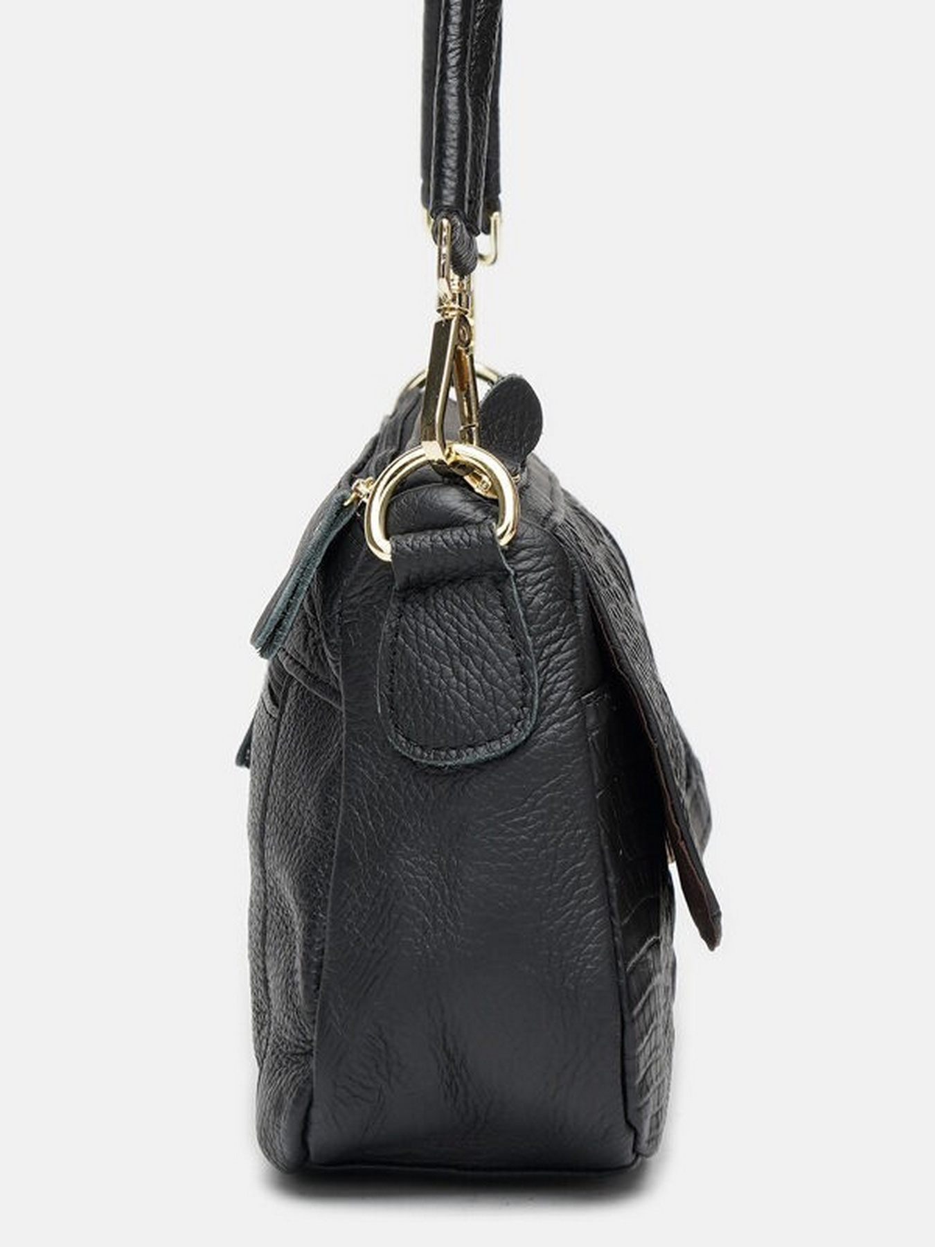 Сумки Borsa Leather модель K1211-black Фото