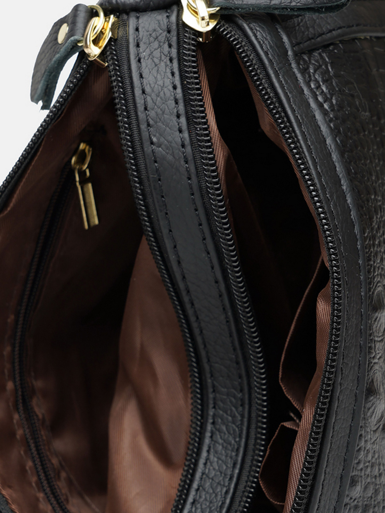 Сумки Borsa Leather модель K1211-black Фото