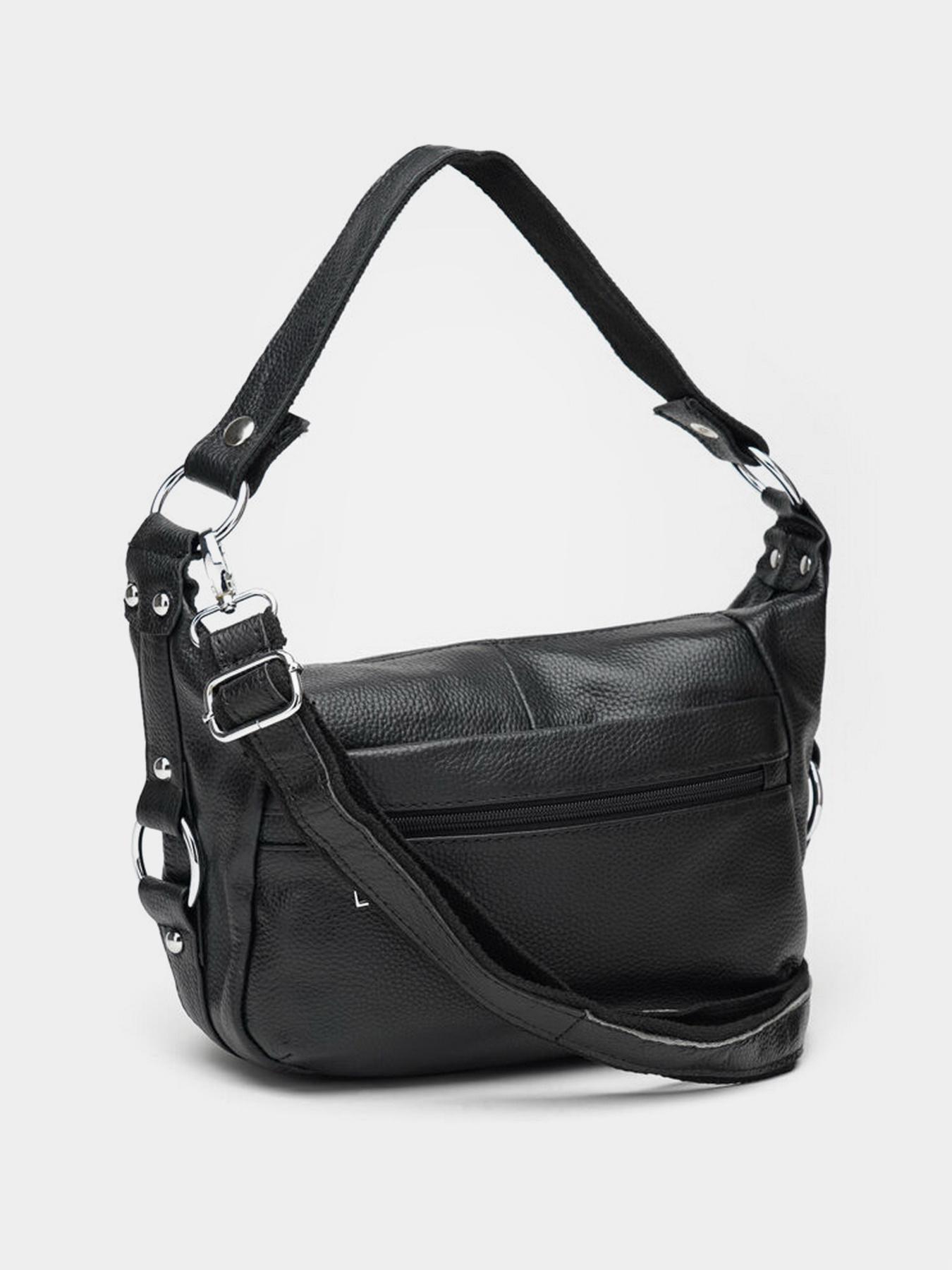 Сумки Borsa Leather модель K1131-black Фото