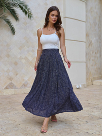 Юбки ISSA Plus модель 14782_синий Фото