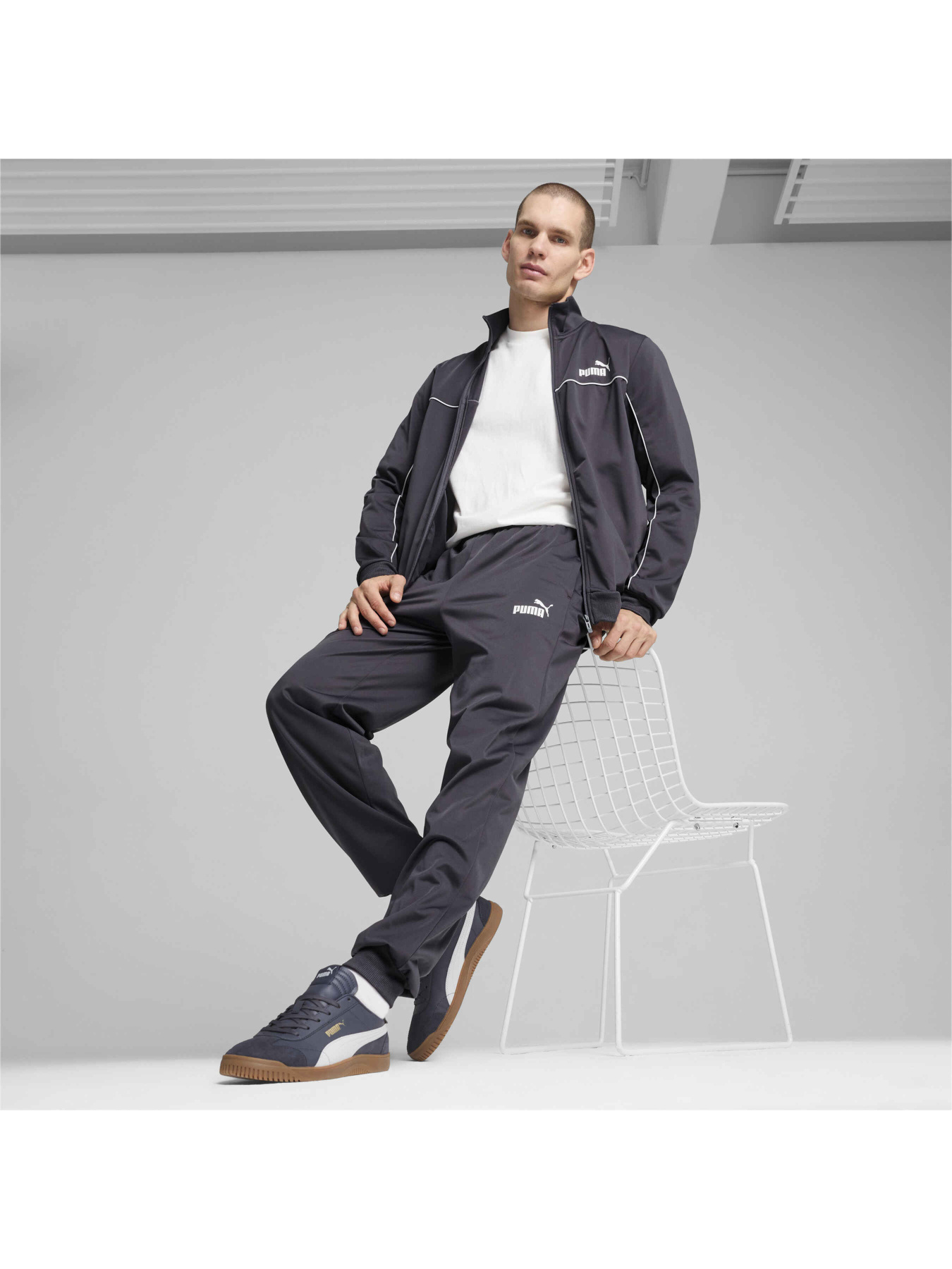 Костюмы PUMA Poly Piping Suit модель 681896 Фото