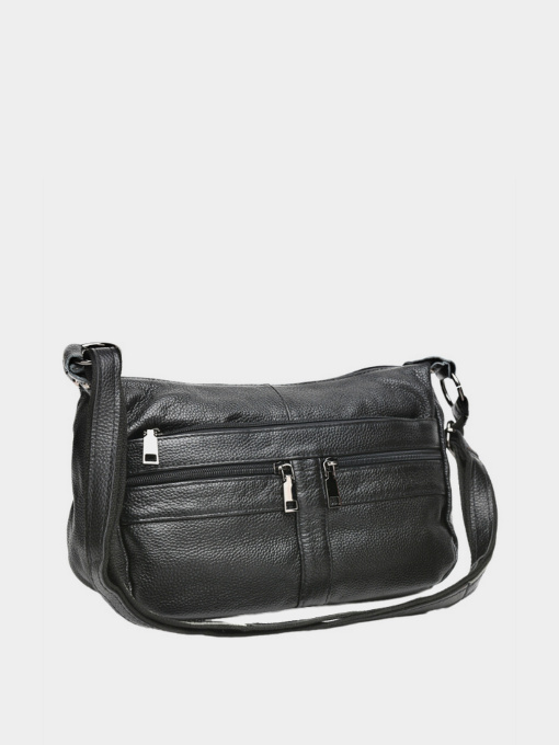 Сумки Borsa Leather модель K1105-black Фото