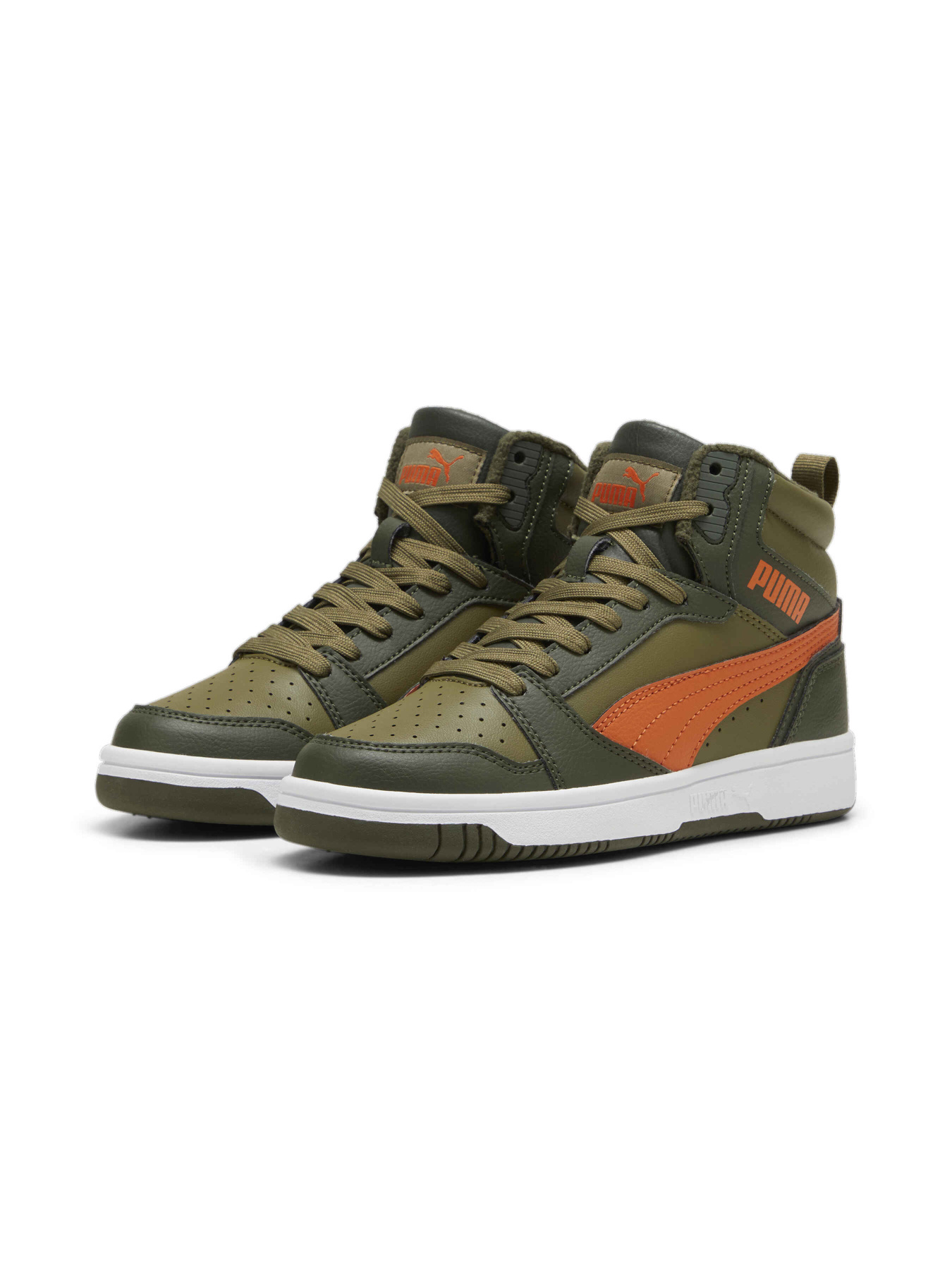 Кеды PUMA Rebound V6 Mid Wtr Jr модель 394685 Фото