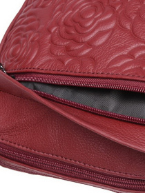 Сумки Borsa Leather модель K1840-red Фото