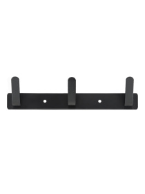 Вішалка на 3 гачки чорна MBM HOME модель HA-01/3 BLACK Фото