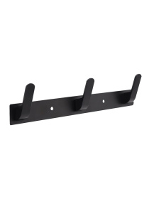 Вішалка на 3 гачки чорна MBM HOME модель HA-01/3 BLACK Фото