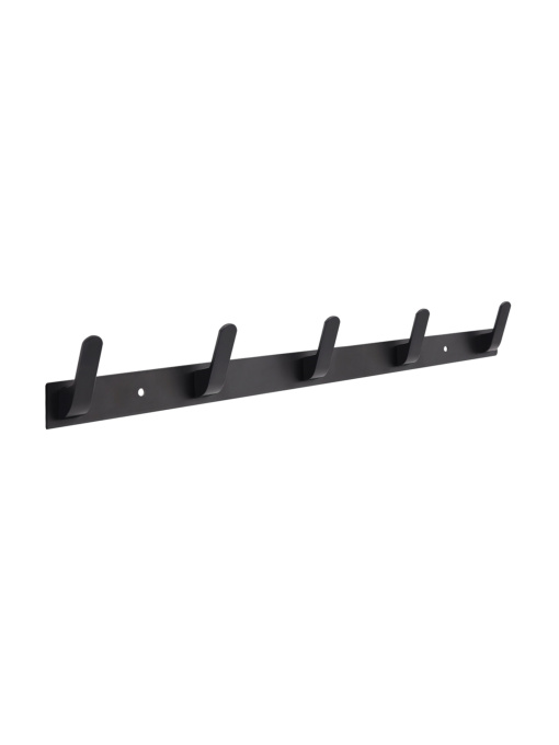 Вішалка на 5 гачків чорна MBM HOME модель HA-01/5 BLACK Фото