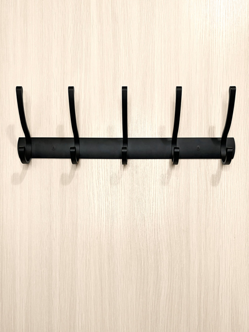 Вішалка на 5 гачків чорна MBM HOME модель HA-03/5 BLACK Фото
