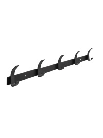 Вішалка на 5 гачків чорна MBM HOME модель HA-04/5 BLACK Фото