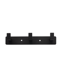 Вішалка на 3 гачки чорна MBM HOME модель HA-05/3 BLACK Фото