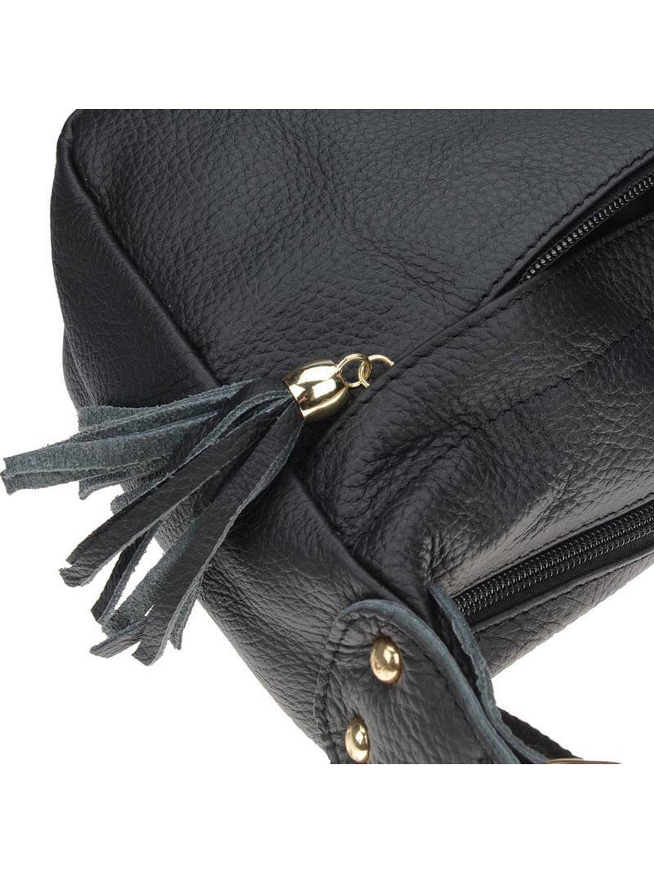 Сумки Borsa Leather модель 1t300-black Фото