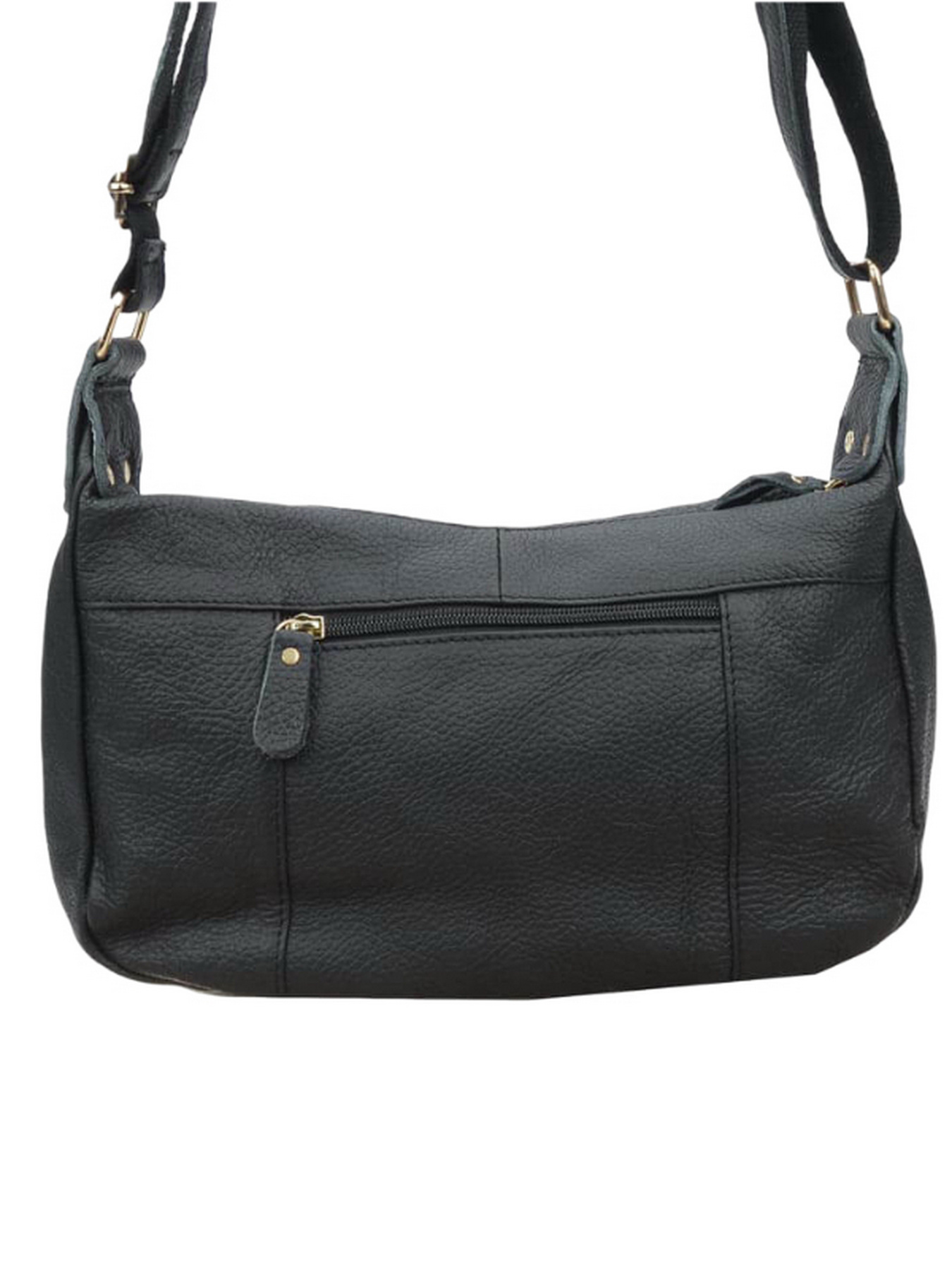 Сумки Borsa Leather модель 1t300-black Фото