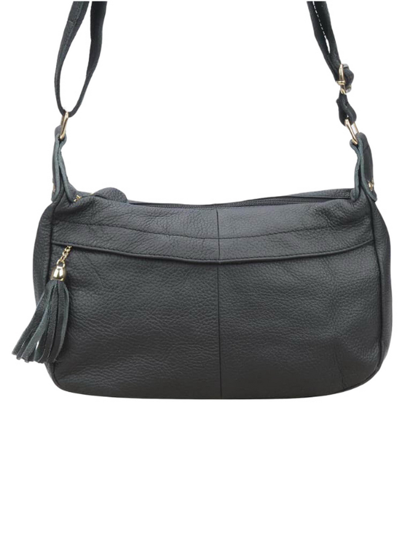 Сумки Borsa Leather модель 1t300-black Фото