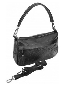Сумки Borsa Leather модель 1t840-black Фото