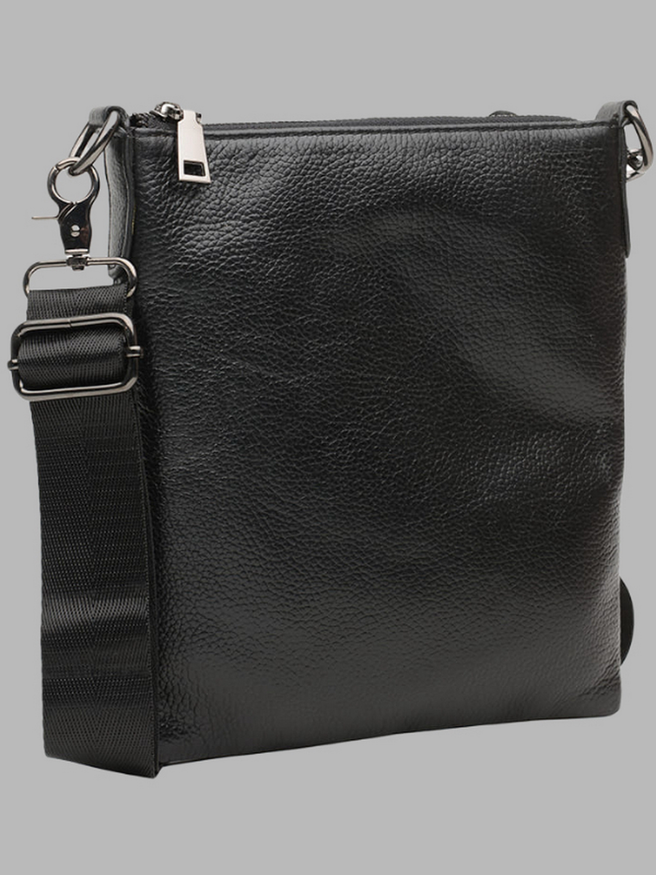 Сумки Borsa Leather модель K1608-black Фото