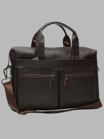 Сумки Borsa Leather модель K18612-brown Фото