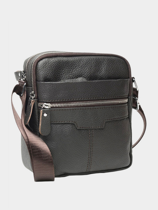 Сумки Borsa Leather модель K18016a-brown Фото