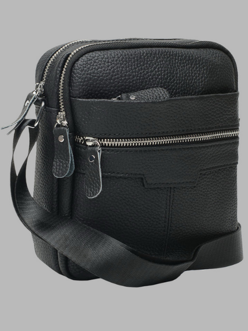 Сумки Borsa Leather модель K18016a-black Фото