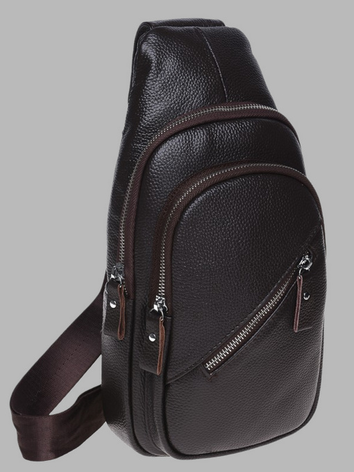 Рюкзаки Borsa Leather модель K16603-brown Фото